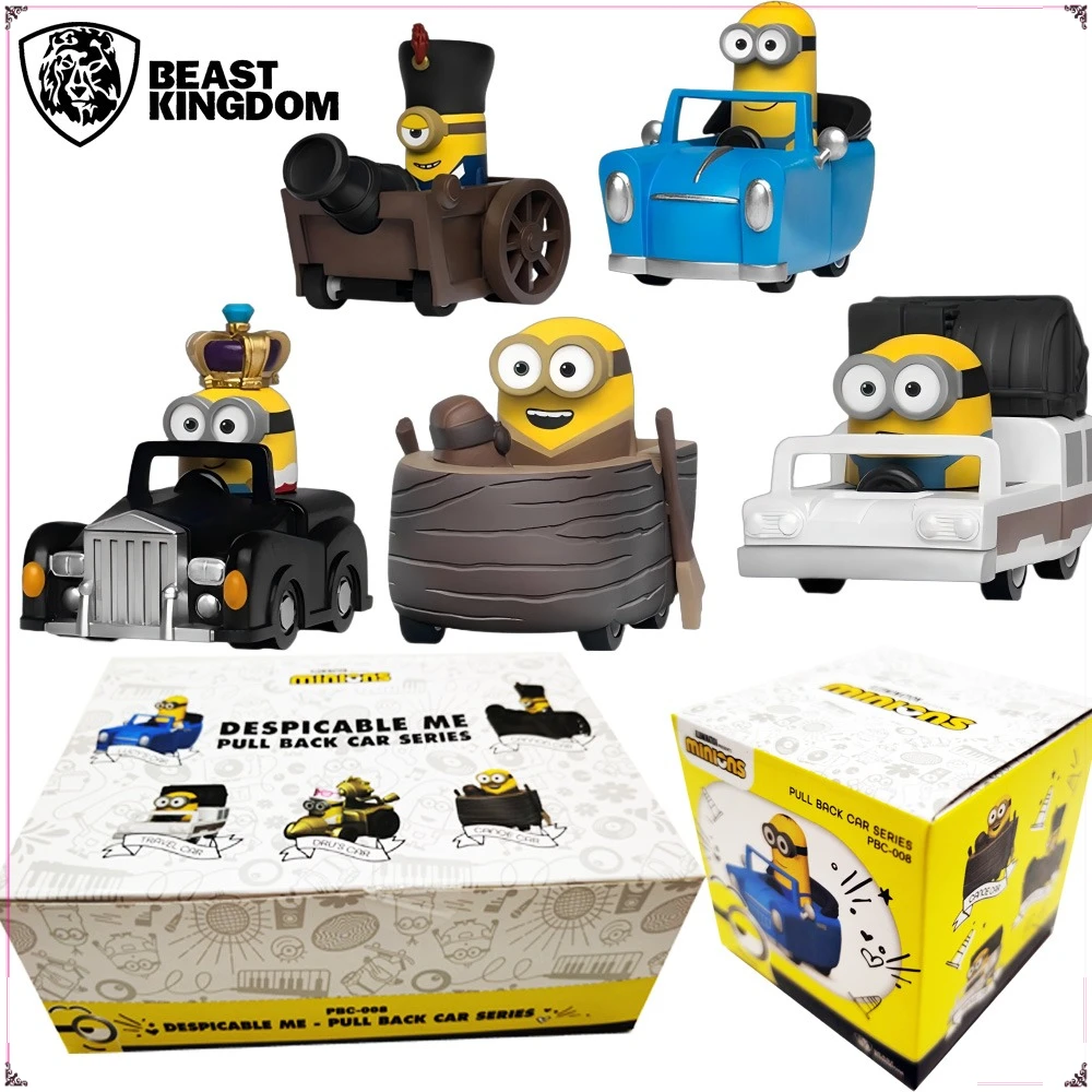 

New Genuine Beast Kingdom Minions Blind Box Fashion Trend Collection Model Toys Desktop Decorative Ornaments Boys Girls Gifts
