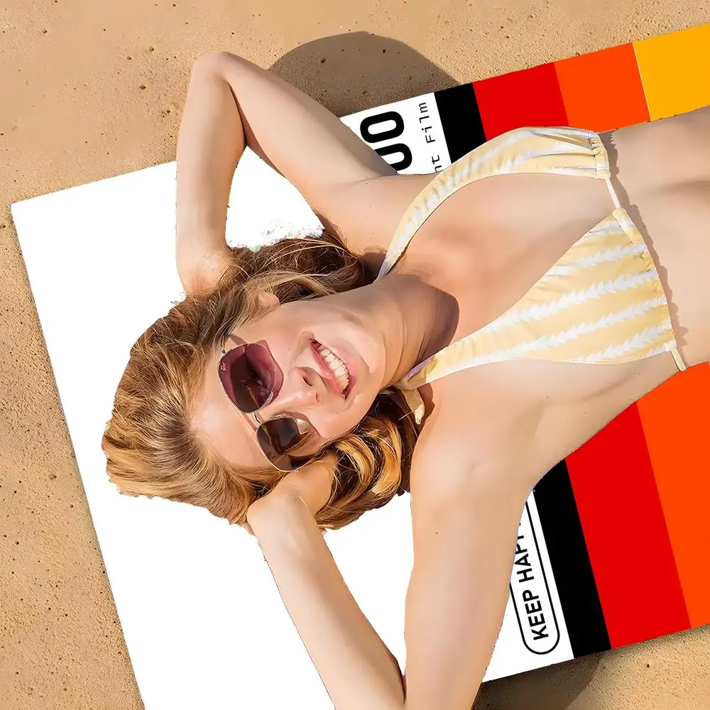 K-Kodak Towel Microfiber beach towel, quick-dry, sand-free, ultra-fine fiber, super soft.