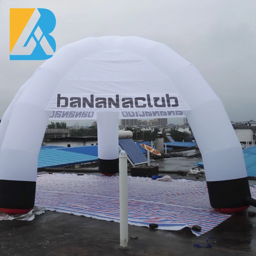 Op maat gemaakte opblaasbare displaytent Opblaasbaar evenementenpaviljoen voor reclameactiespeelgoed