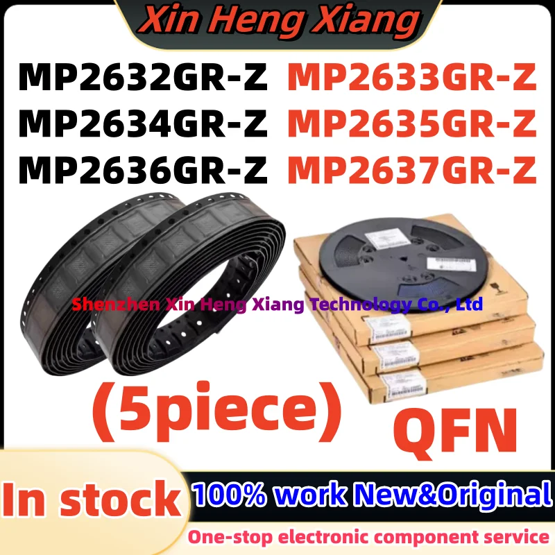 (5pcs) MP2634GR-Z MP2635GR-Z MP2632GR-Z MP2633GR-Z MP2636GR-Z MP2637GR-Z MP2632 MP2633 ZMI02 ZM102 MP2635 MP2636 MP2637 QFN
