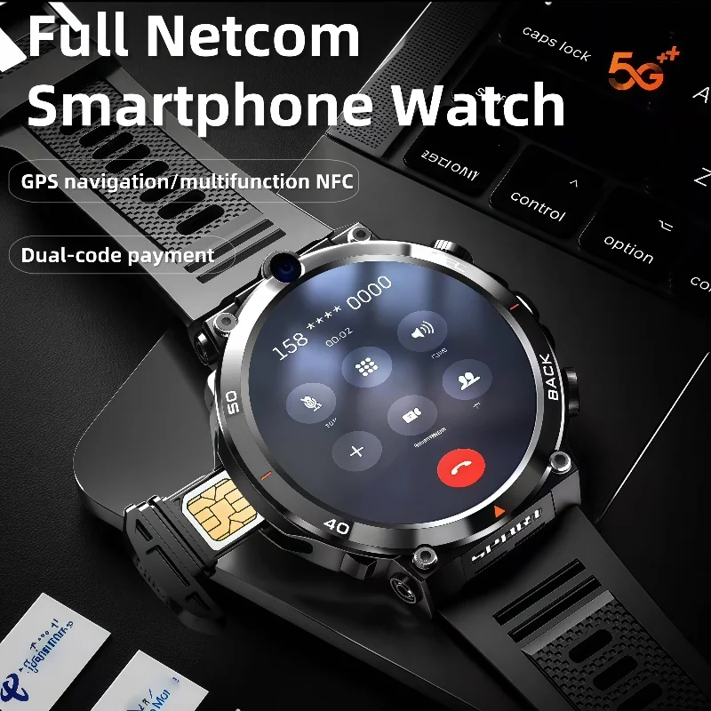 

H10 Smart Watch4GNet Global WIFI with Multifunctional Sports Round Screen Smartwatch NFC Positioning for Fitness Tracker