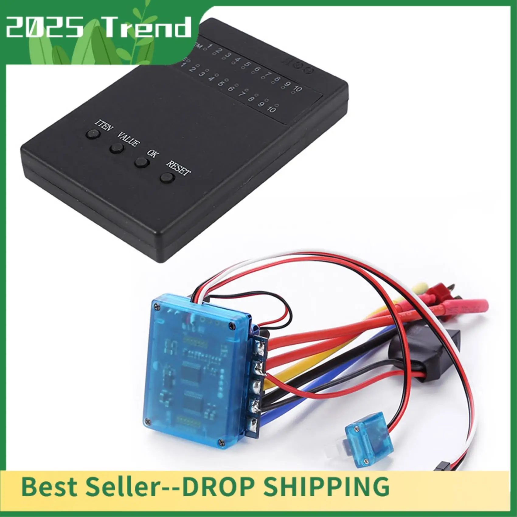 

Top Deals 120A Brushless Esc Electric Speed Controller & 1:10 Car 120A Waterproof Brushless Esc + Program Card Combination Detai