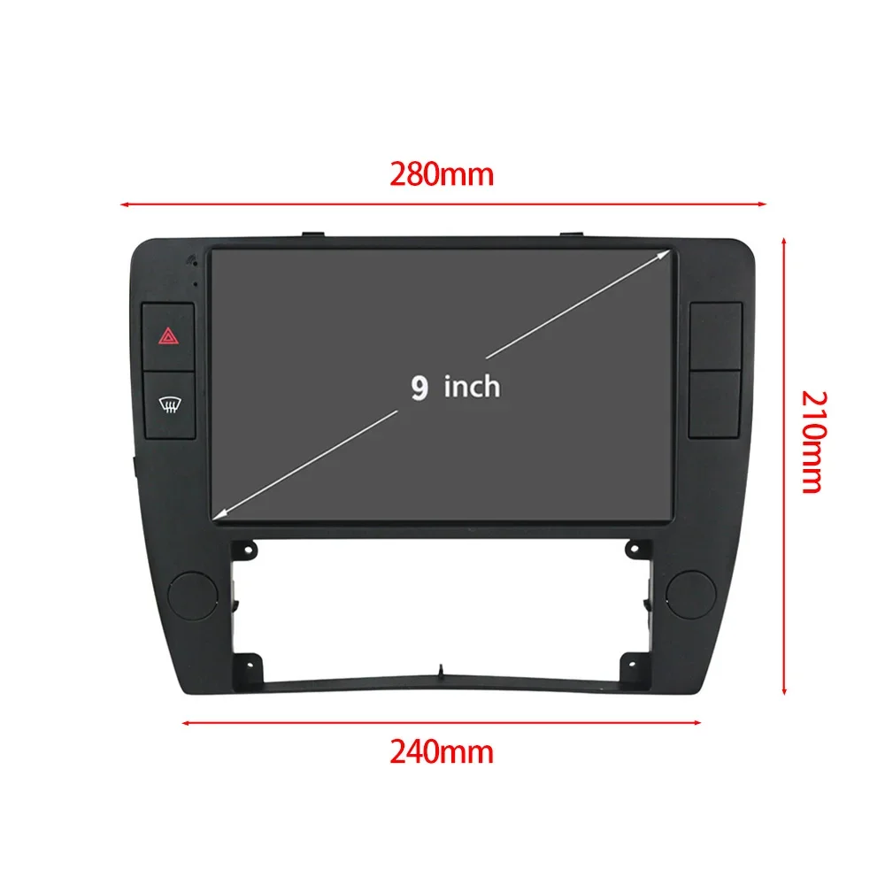 Auto Radio Für vw Volkswagen Passat B5 2000-2005 Multimedia Navigation Android 14 Stereo Kopf Einheit Bildschirm 4G 2CIN WIFI