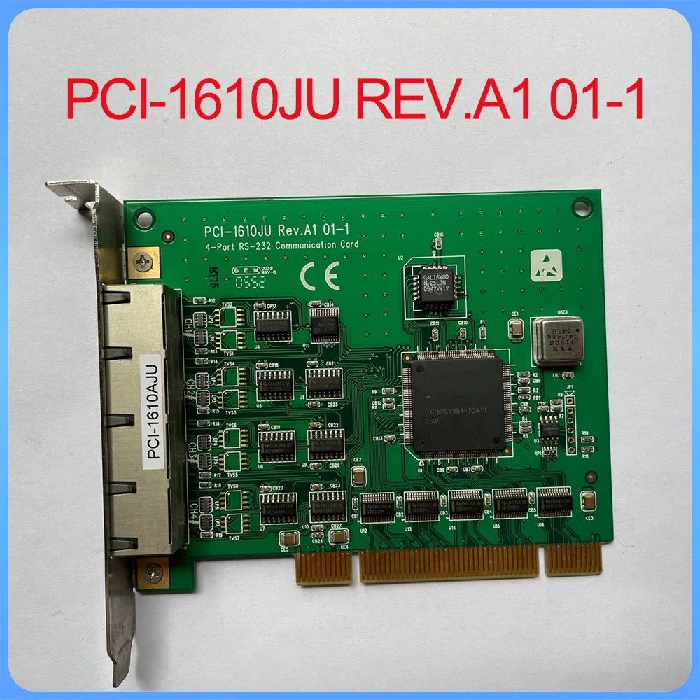 For Advantech RS-232 4-Port Net-work Card PCI-1610JU REV.A1 01-1