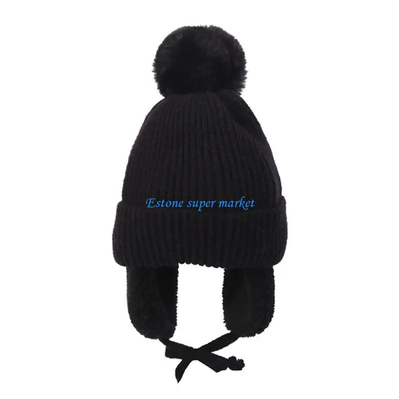 

090B Boy Girl Knitted Hat Trendy & Comfortable Winter Headwear Bbay Winter Essential