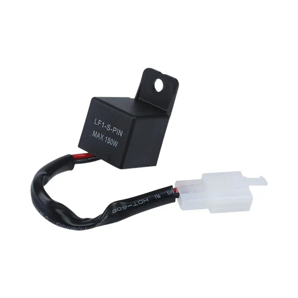 New 12V 2-Pin Motorcycle Electronic LED Flasher Relay LED Turn Indicator Relay Signal LED 150W Turn Flasher Blinker Light B F5Z6