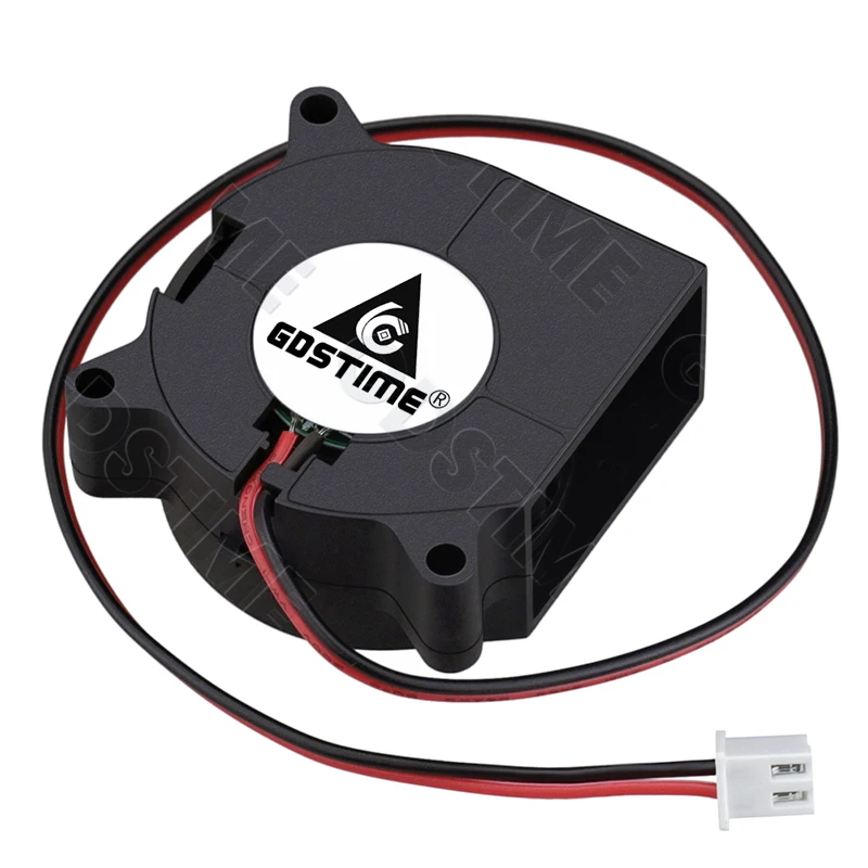 Wentylator Gdstime 4020 24V 12V 5V Chłodnica 40MM*20MM Dmuchawa 40mm Podwójny Wentylator Mikro Turbo z Łożyskami Kulkowymi do Drukarki 3D i Chłodzenia Kart Graficznych — zdjęcie produktu 4