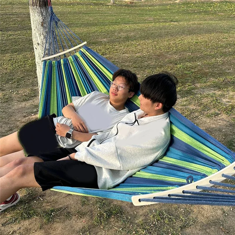 ABWR-أرجوحة محمولة للتخييم كرسي أرجوحة سميك في الهواء الطلق سرير معلق قماش كرسي متأرجح ليس مع حامل أرجوحة #2