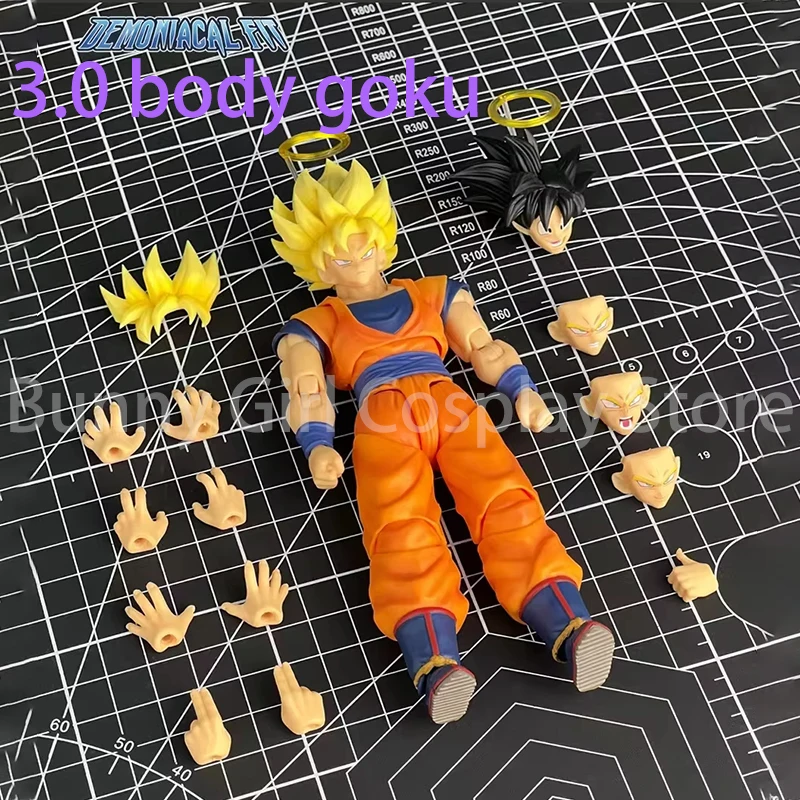 Nouveau figurine Demoniacal Fit Dragon Ball 3.0 Son Goku figurine Dbz Super Saiyan Goku guerrier de l'autre jouet de statue de rivage