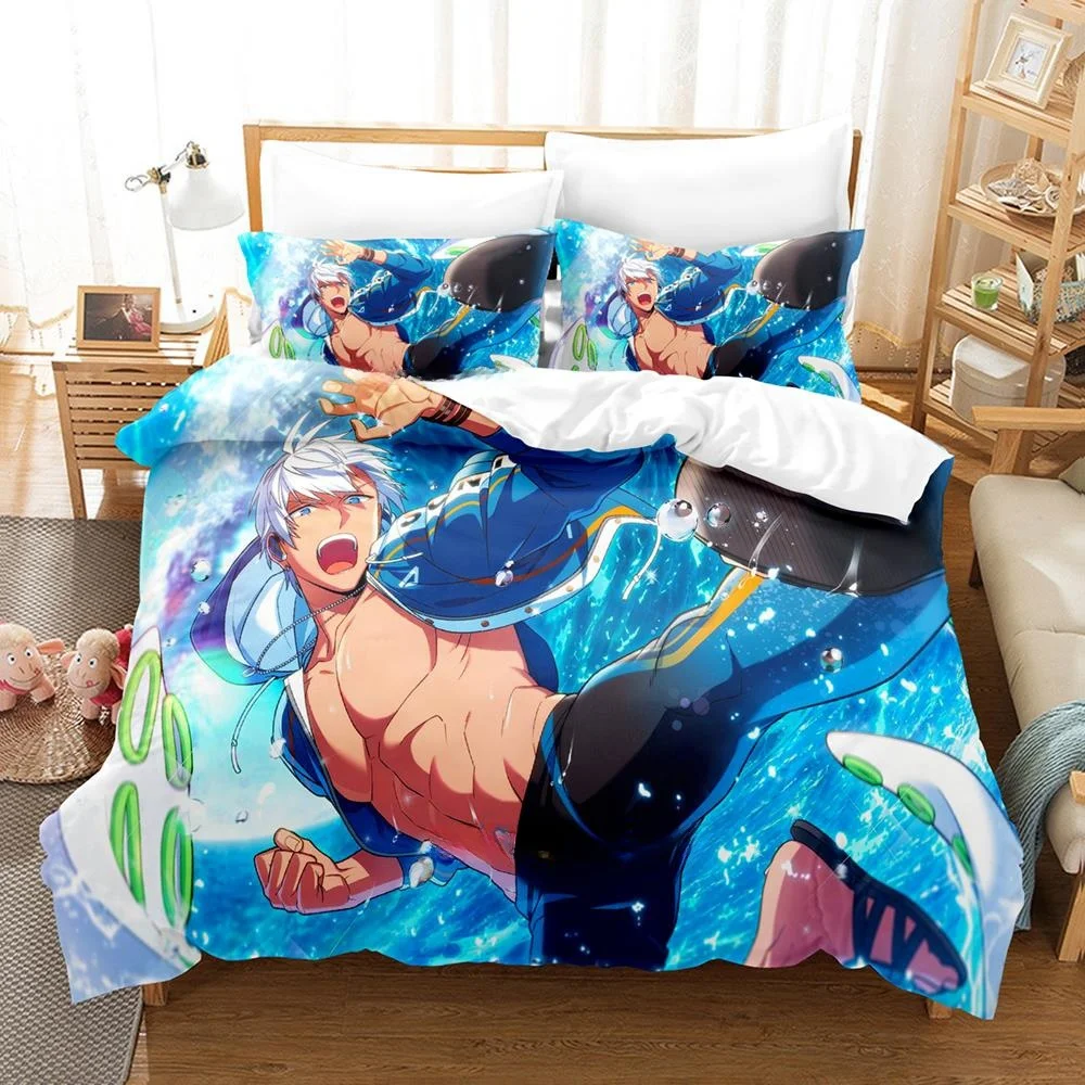 3d desenhos animados jogo helios subindo heróis conjunto de cama único gêmeo completo rainha king size conjunto adulto criança quarto conjuntos capa edredão