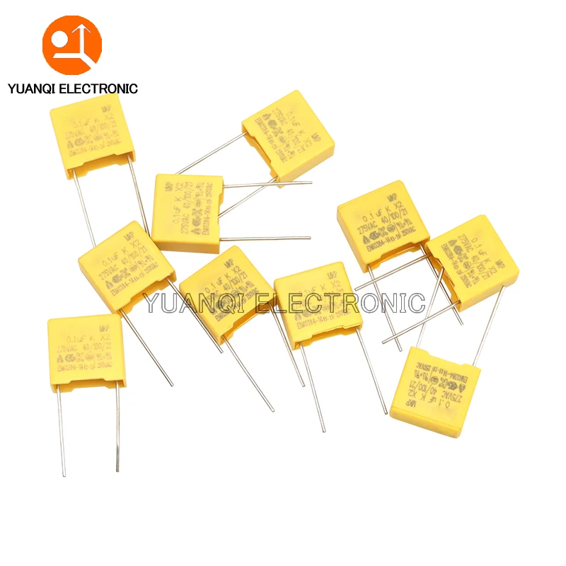 Imagem -03 - Kit Assorted Capacitor de Segurança Polipropileno x2 Filme de Polipropileno Conjunto de Amostras 275vac 18 Valores 102k225k 1nf-2.2uf 160 Pcs