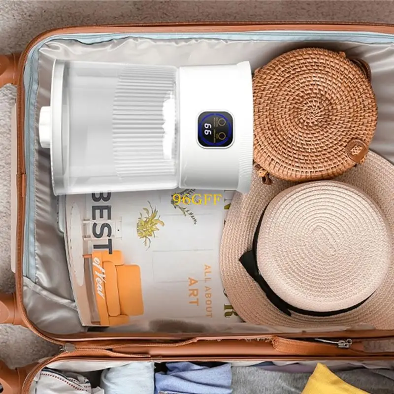 96GF Portable Washing Machine Wireless Mini Washer Deeply Clean Small Laundry Socks Underwear Baby Clothes Small Washer