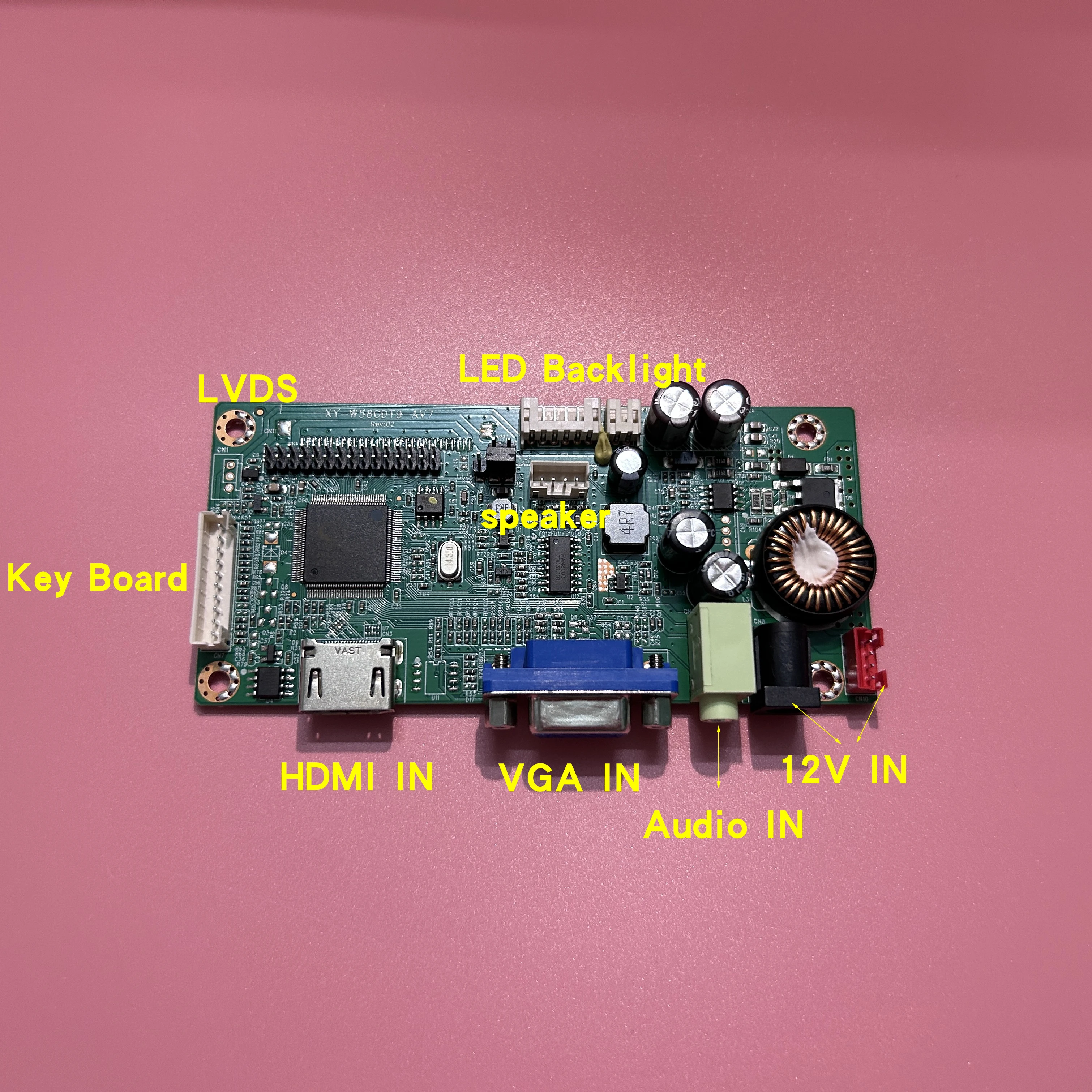 For MV238FHM-N10 N20 N30 Drive Board Kit HDMI VGA Input To LVDS 30Pin 1920*1080 FHD Display Control Motherboard