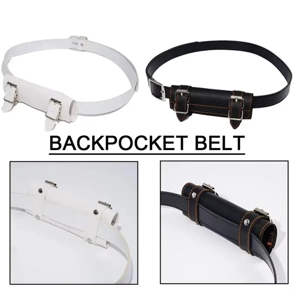 Leather Sword Belt Holder Buckled Loop Single Sword Katana Scabbard Belt Adjustable Waist Strap Samurai Sword Belt