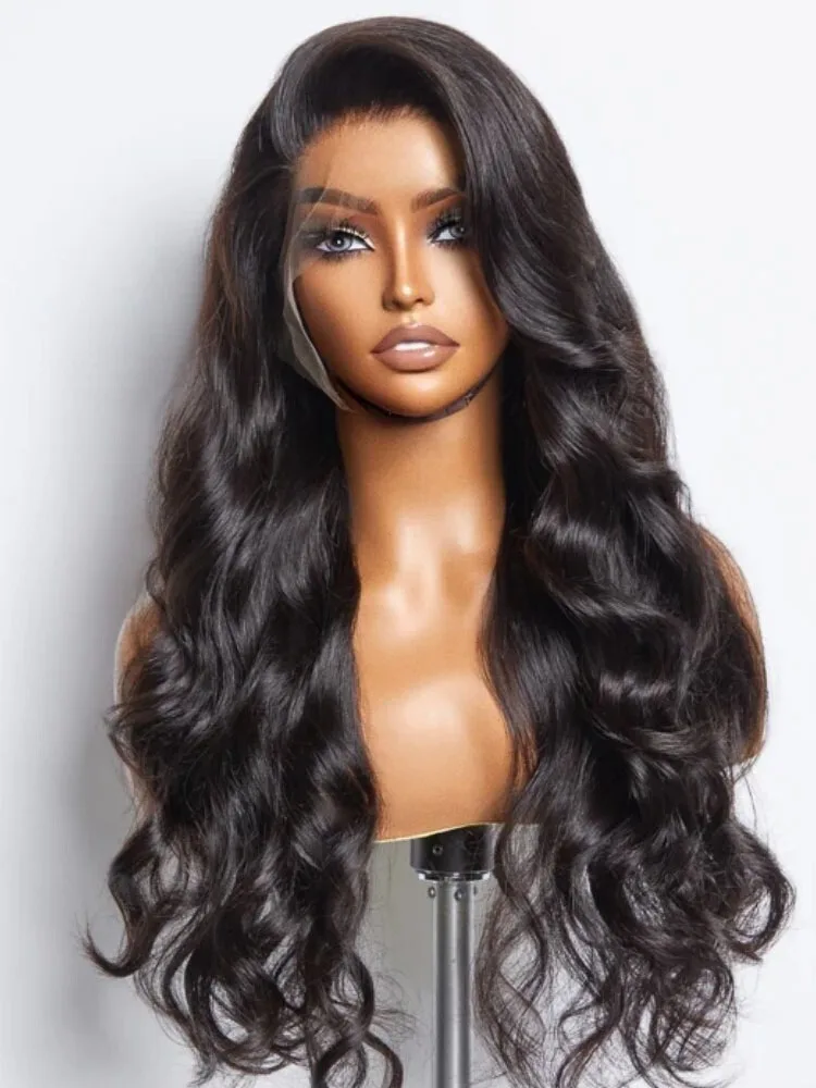 200 Density 30 Inch Body Wave 13x4 Lace Front Wigs Wavy Brazilian Human Hair HD Lace Frontal Wig Glueless Virgin Pre Plucked