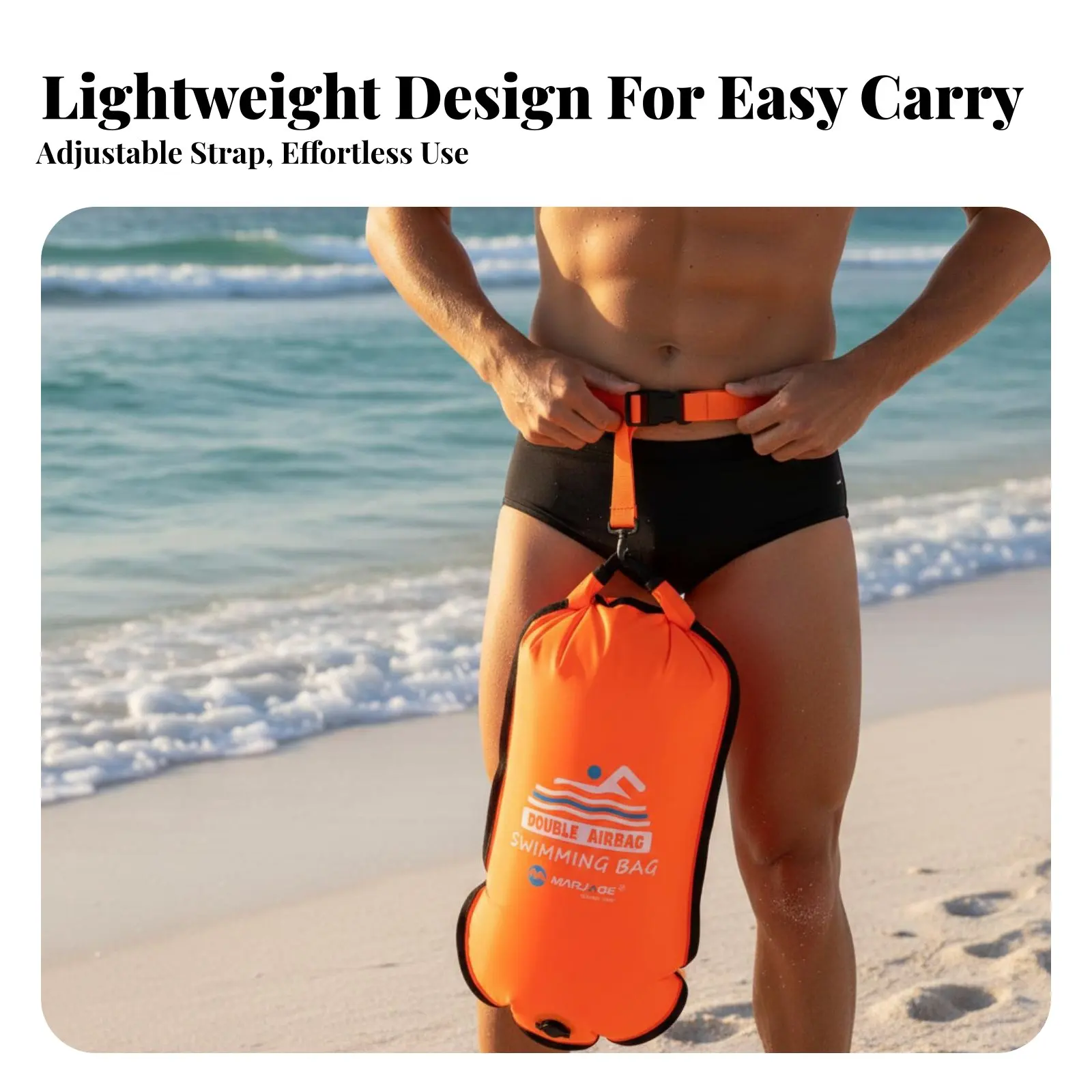 

Aquatic Buoy Dry Bag Waterproof Storage Swimming Safety Buoy Inflatable Aquatic Buoy Provides Buoyancy Swimming Dry Bag