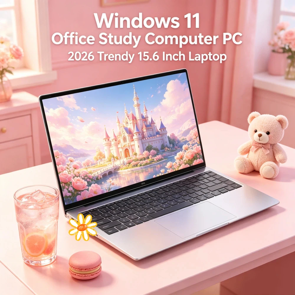 

Affordable 15.6 Inch Gaming PC Intel 4405U Ultra Slim Laptop 16GB RAM 2TB SSD 1080P Windows 11 Pro Study Computer