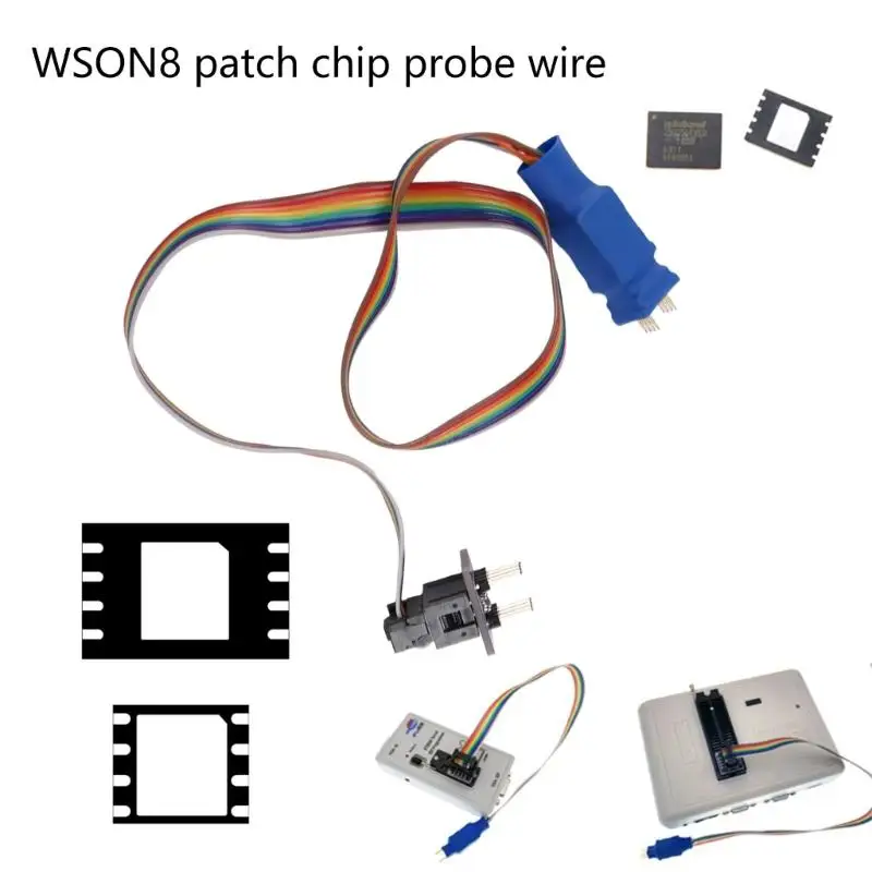 DFN8 QFN8 WSON8 Chip Probe Line Read / Write Burning Probe 1.27 Test Probe