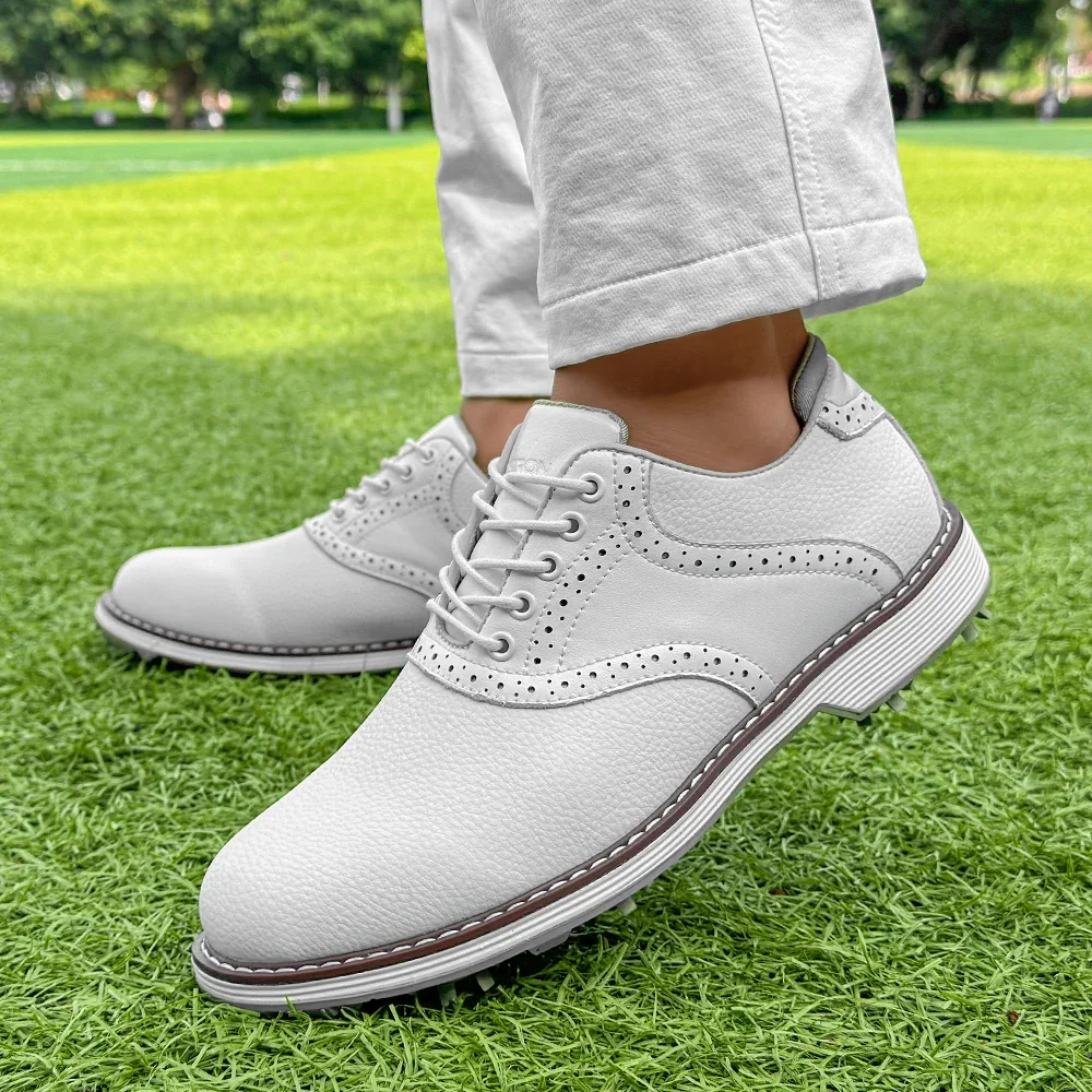 New Golf Shoes Spikes Men Professional Golf Sneakers Outdoor Walking Footwears for Golfers