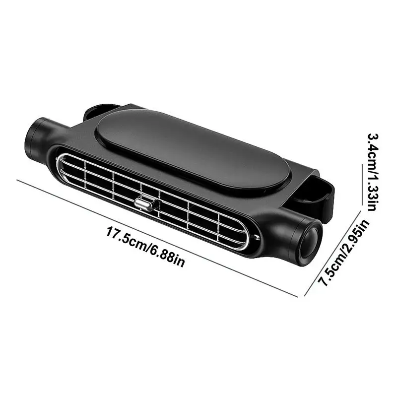 Ventilador de asiento de coche, ventilador de refrigeración para asiento trasero, reposacabezas de asiento trasero delantero, ventilador de aire de refrigeración, correa ajustable alimentada por USB, ventilador de decoración Interior de coche