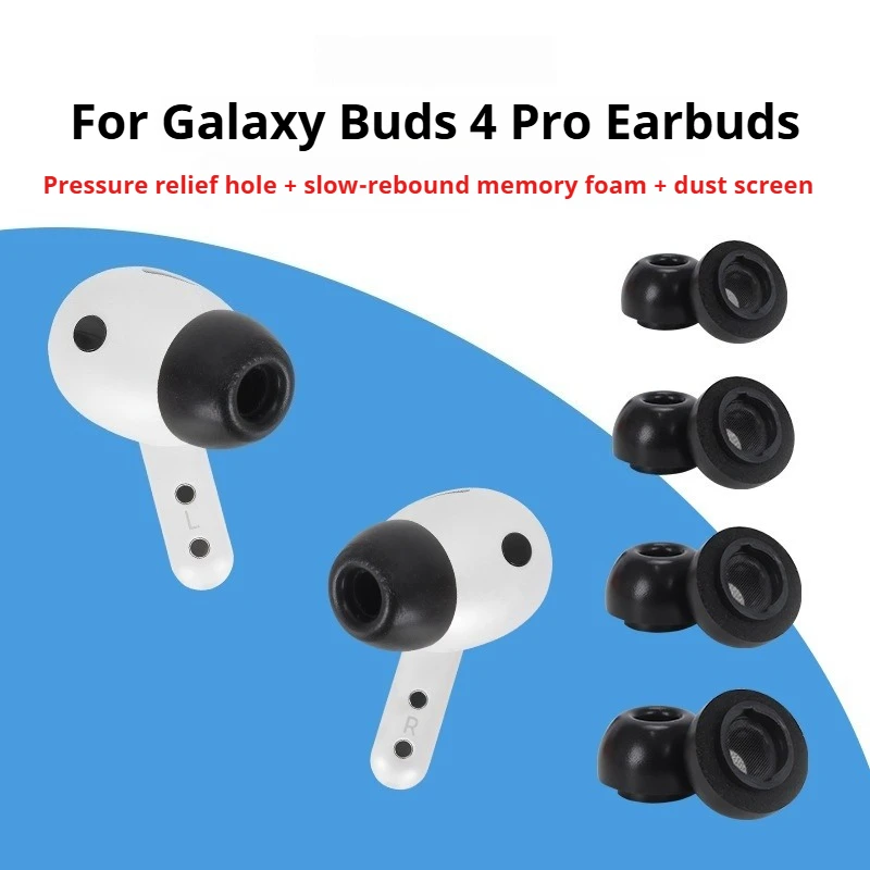 Memory Sponge Ear Tips for Samsung Galaxy Buds4 Pro Memory F