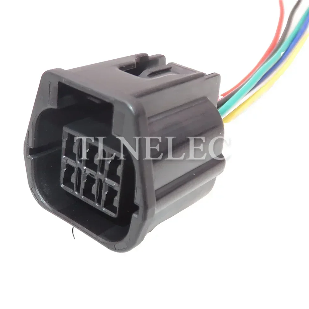 6 Pin Way Automotive Taillight Sealed Socket with Wires Auto Wire Harness Connectors For Ford 7283-9332-30 7182-9331-30