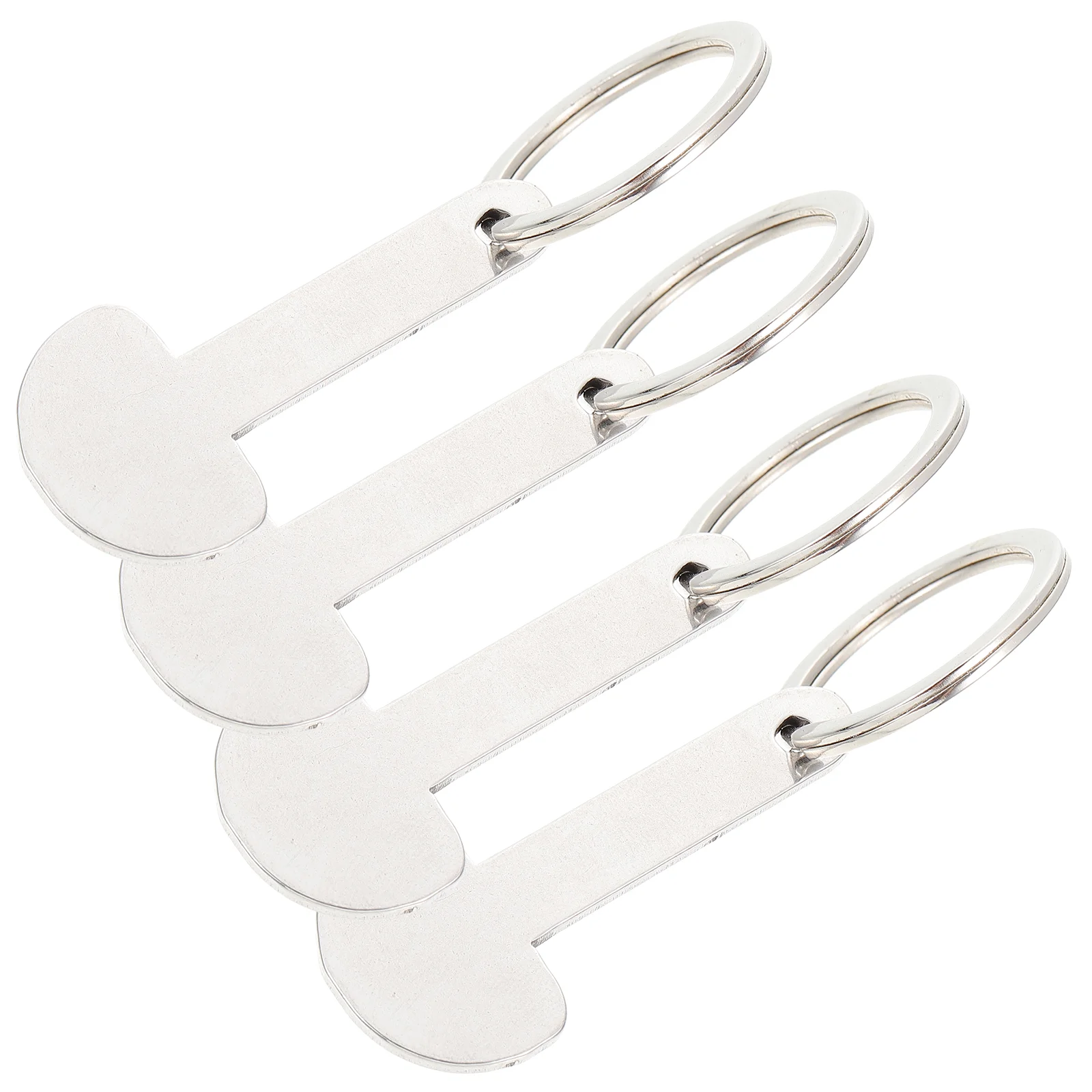 Cart Token Hanging Keyring Shopping Chain Rings Metal Keyrings Trolley Tokens Pendant Buckle Keychain Accessory