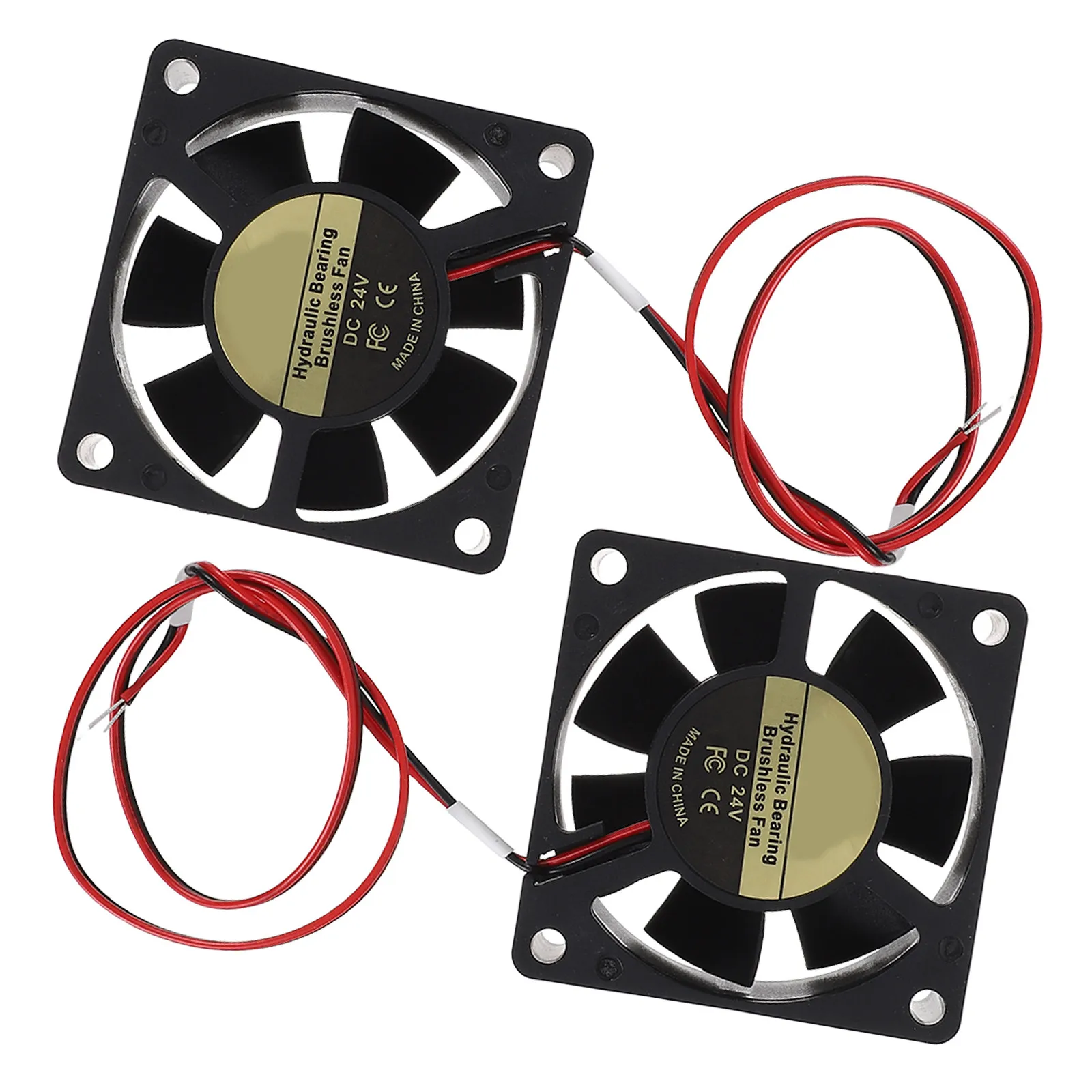 

2Pcs 60Mm 24V Dc Cooling Fan 6020 Low Noise Brushless for 3D Printer Electronics Enclosure Controller Box Hotend Mainboard