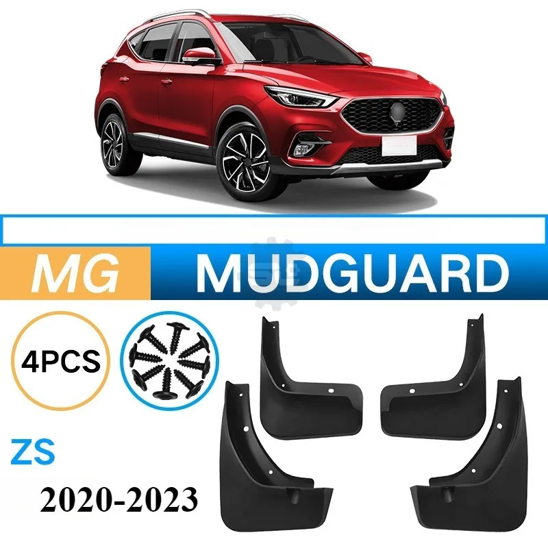 

Car exterior accessories Front and rear tires 4Pcs waterproof splash protection fender for Morris Garages MG ZS 2020-2023