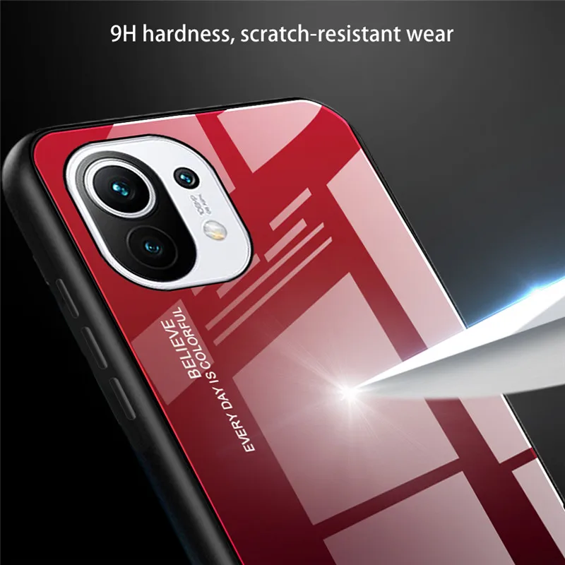 For Xiaomi 11 13 13T Pro Case Protective Tempered Glass Cover For Xiaomi Mi 11 Lite 5g ne 12T 11T Pro Case Cover