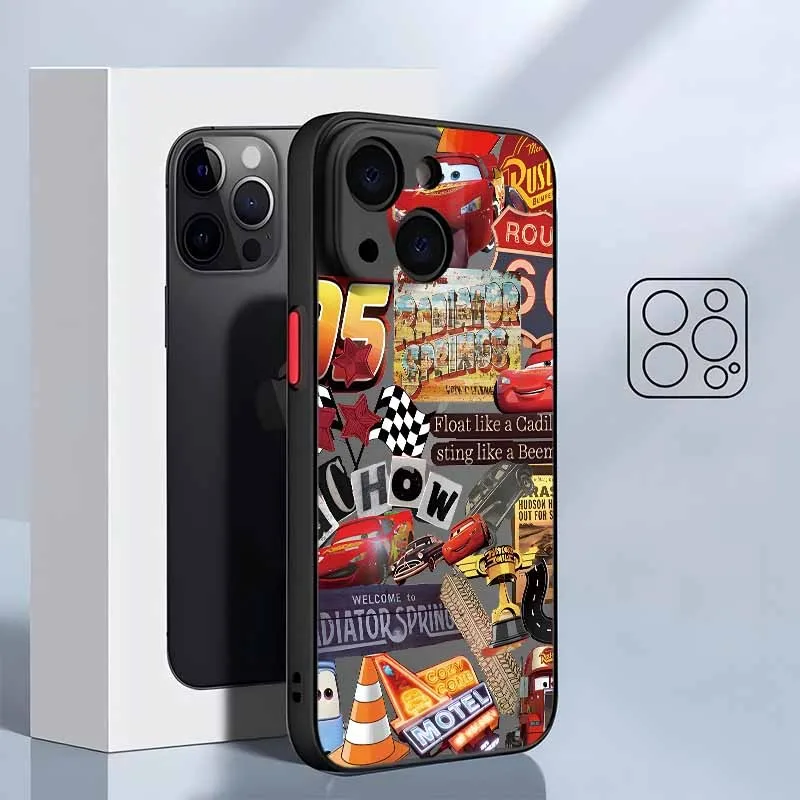 Etui na telefon Lightning McQueen Anime do Oppo Realme 15 13 12 11 10 9 9i 8 C75 C53 C55 C35 C21Y Neo2 Pro Plus 4G 5G Matte Cover
