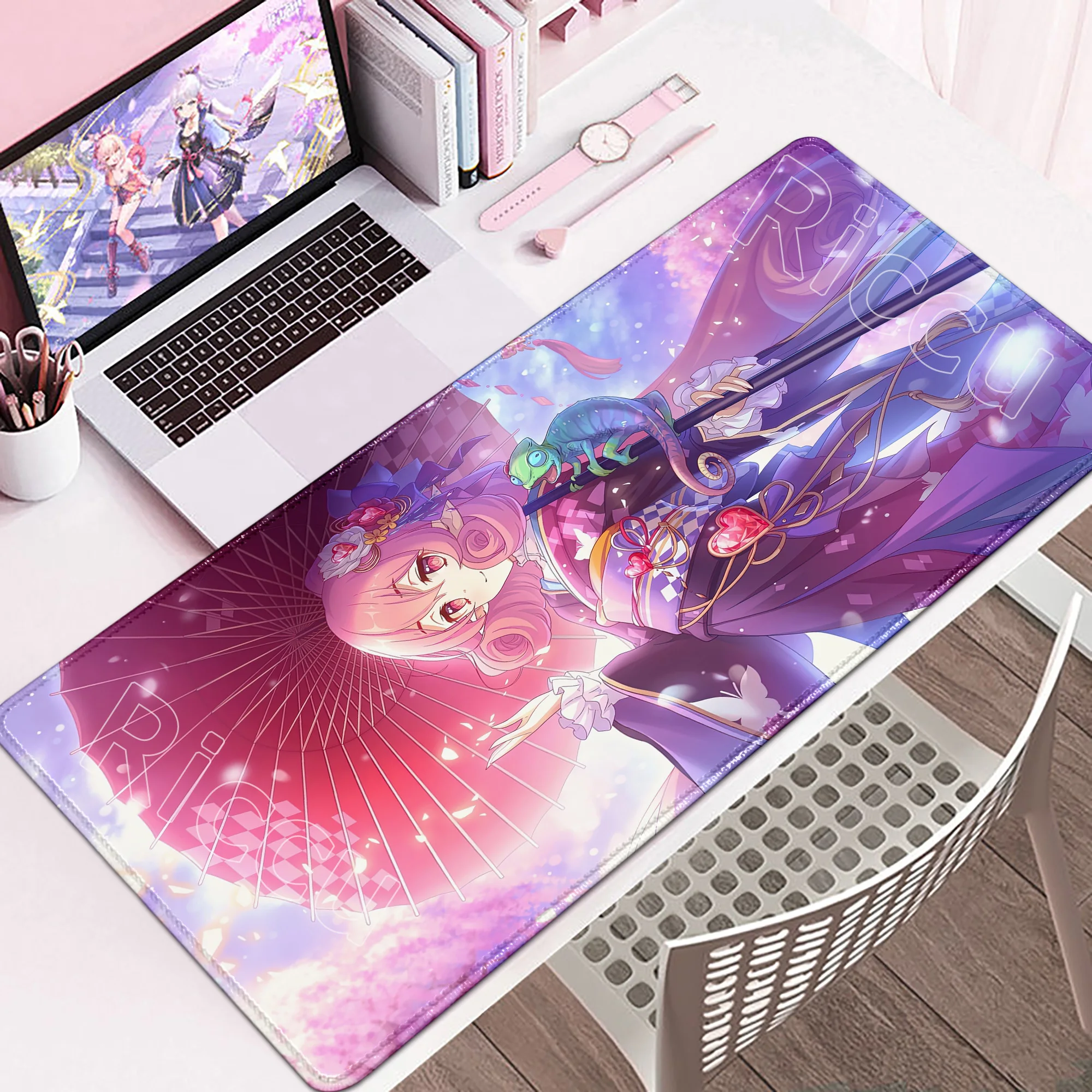 

New Wallpaper Kyaru Princess Connect Mousepad Large Laptop Gaming Mouse Pad LockEdge Thickened Computer Keyboard Table Desk Mats
