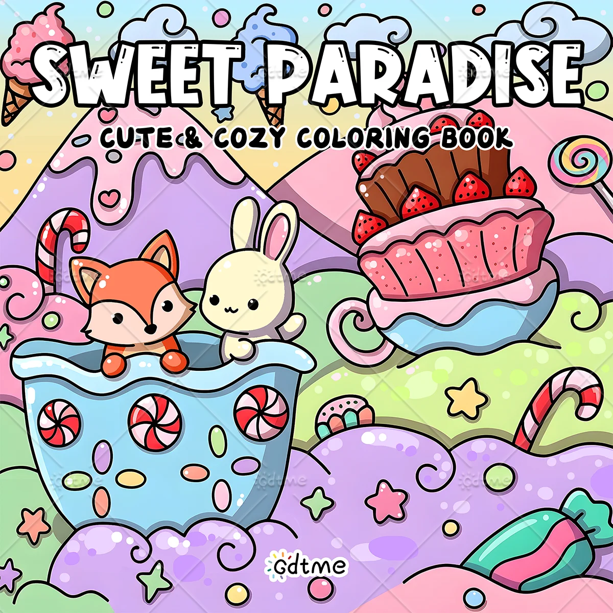 Sweet Paradise Clothing Malbuch mit mutigen, einfachen Mustern für Erwachsene, niedliches Zeichenbuch, perfektes Geschenk für Party und Geburtstag