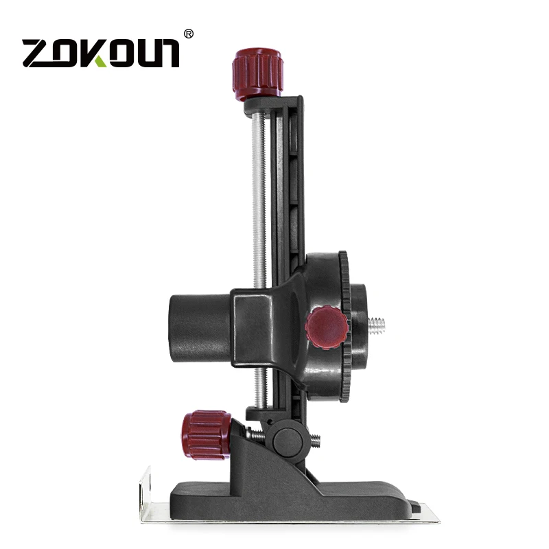 ZOKOUN Laser Level Fine-Tuning Wall Bracket Strong Magnetic Pivoting Hanging Base with 360° Adjustable Clip For 3D Laser