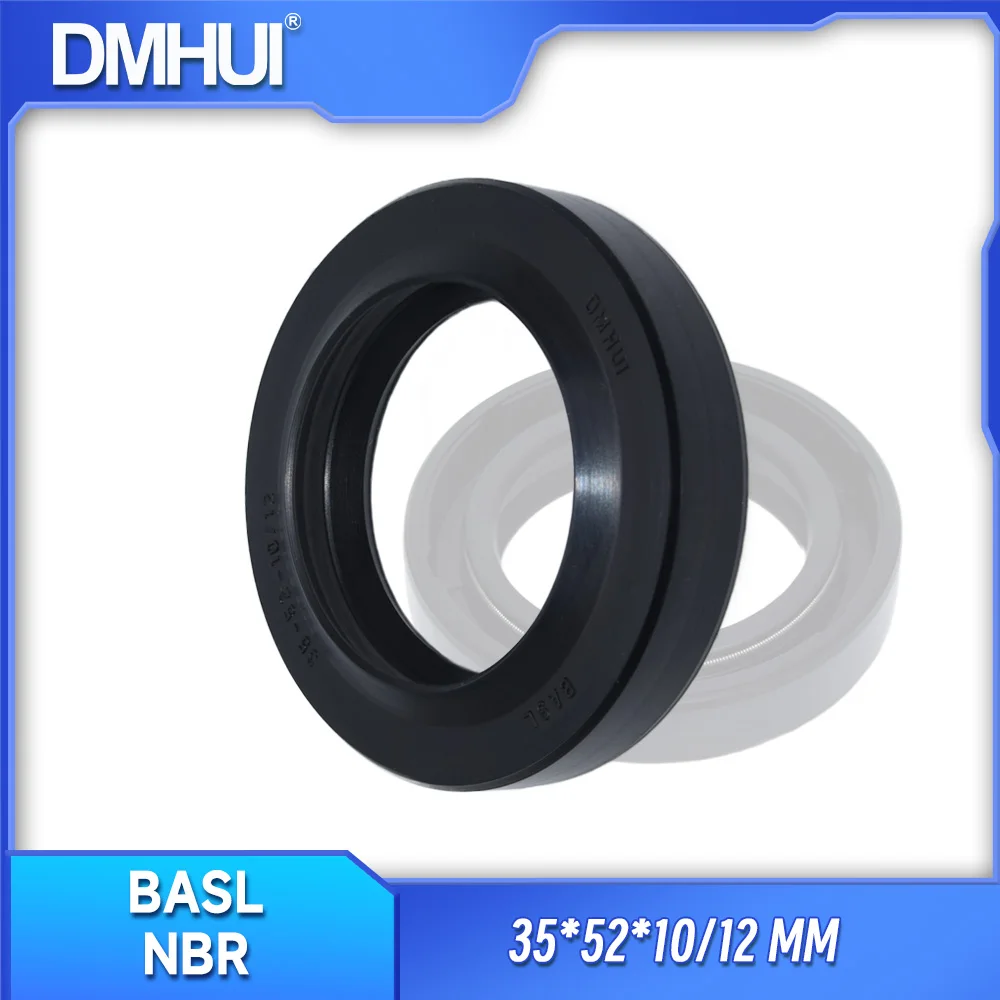 

DMHUI Pressure Hydraulic Seals 35x52x10/12mm BASL Type NBR Material Factory Direct Supply ISO9001:2008