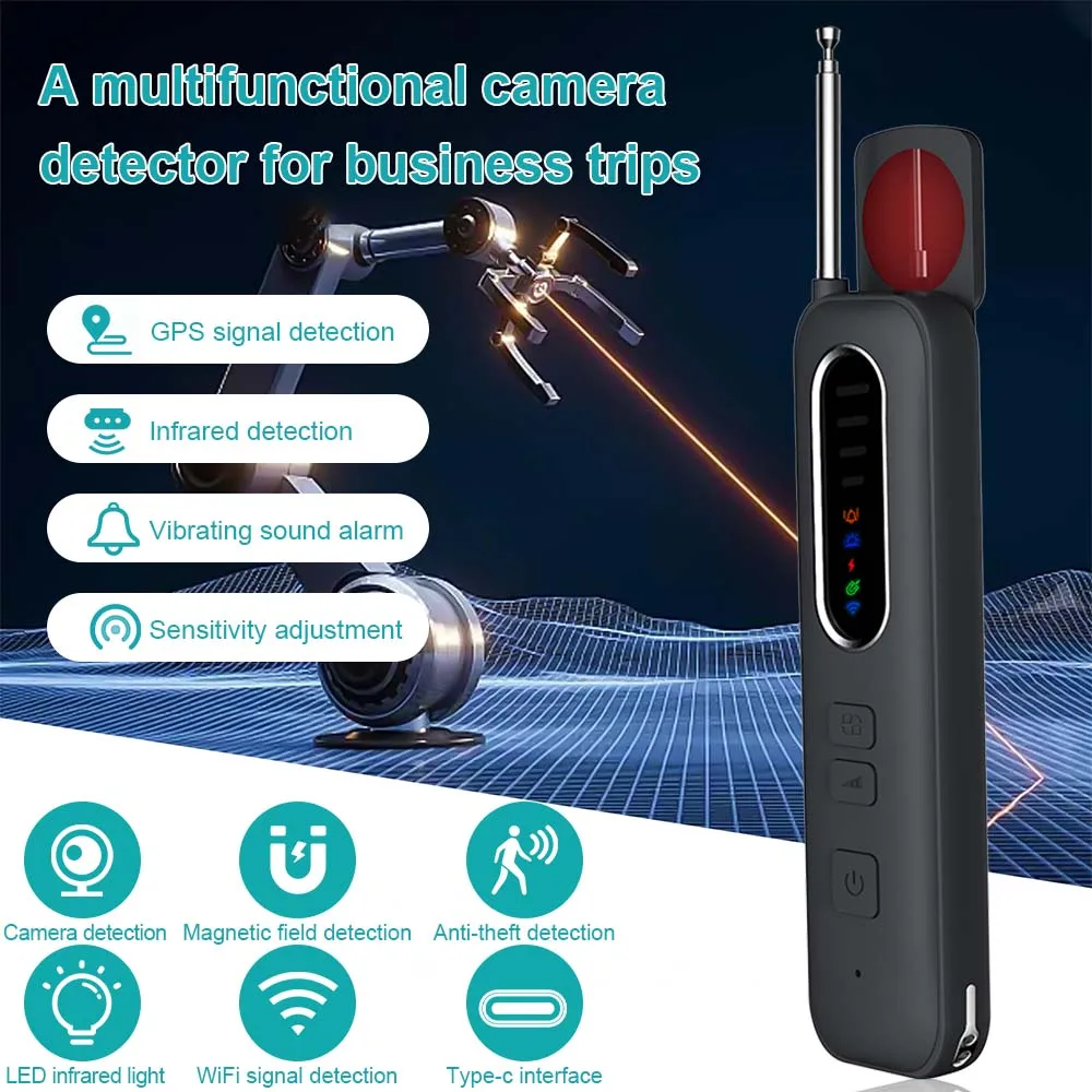 Anti Spy Mini Hidden Camera Detector Wifi Wireles RF Signal GPS Finder Secret Lens Infrared Scanner Hotel Travel Protect Privacy