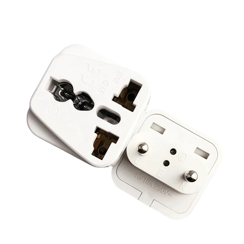 2 in1 universal EU Plug Adapter Convert Plug WDI-9C EUpower Plug European Round 2 Pins Travel Adapter 1pcs