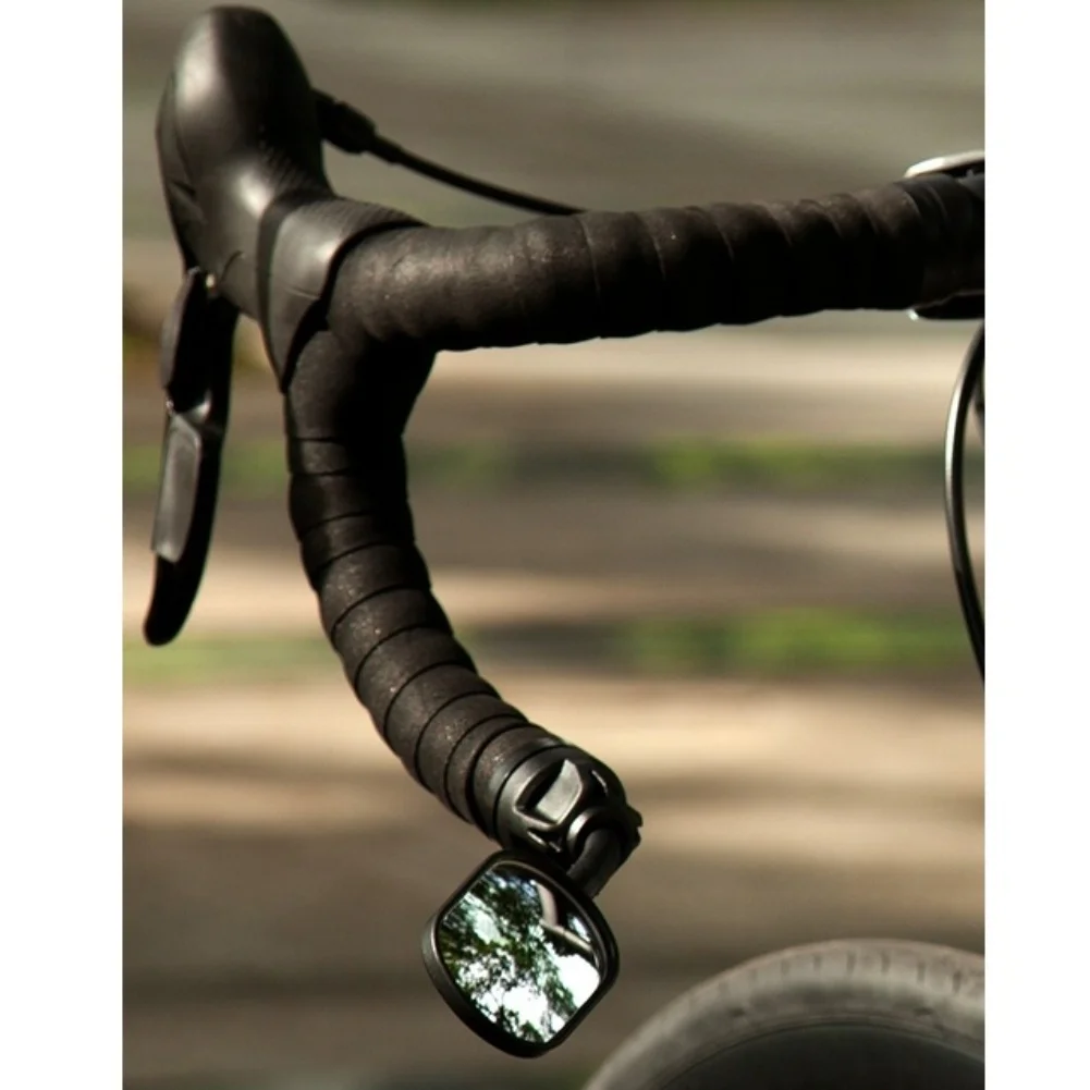 1 Pair Bike Handlebar Rearview Mirrors 360° Adjustable Bicycle Handlebar End Mount Reflector Mirror Cycling Modified Accessories