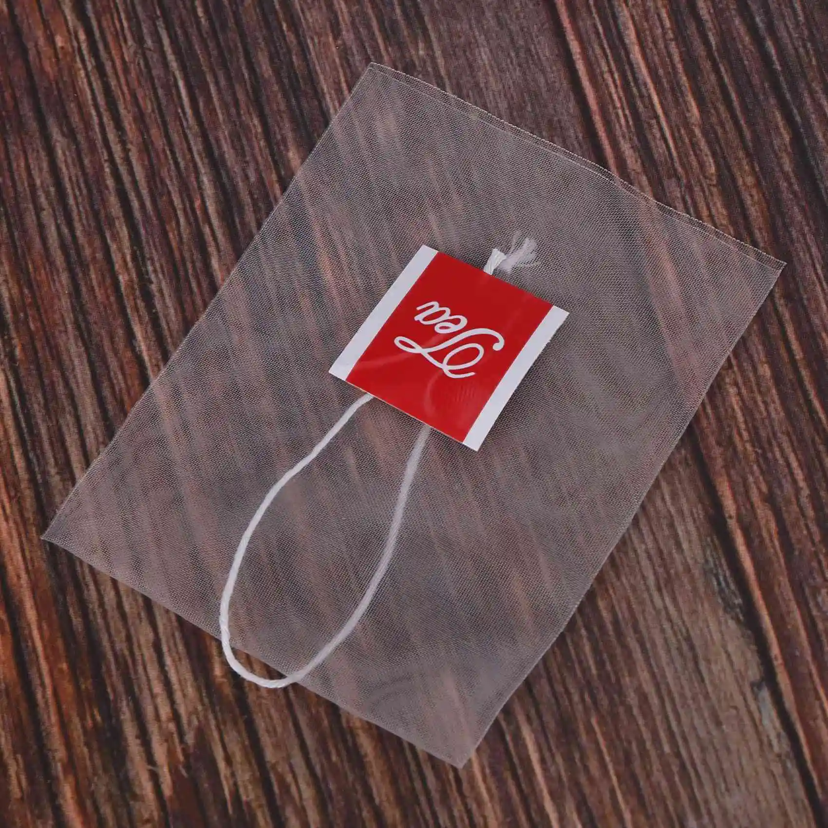 

A36T-4000Pcs 5.5 X 7Cm Pyramid Tea Bag Filter Nylon Tea Bag Single String Label Transparent Empty Tea Bag
