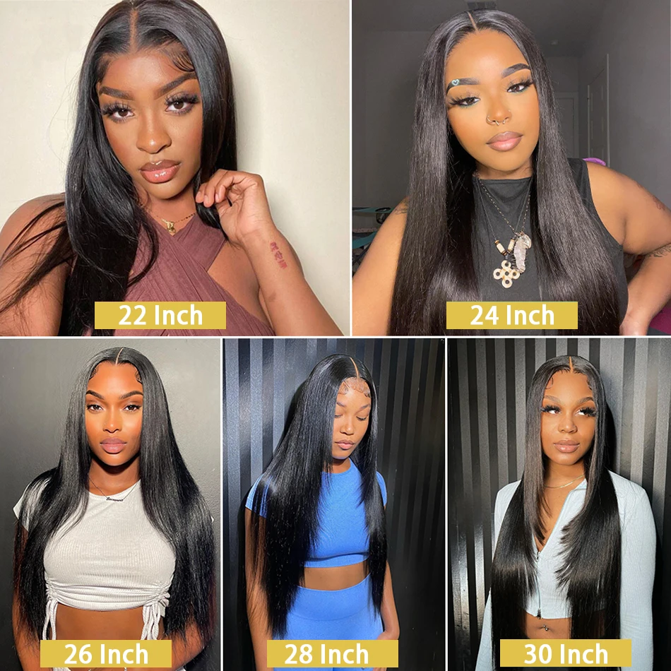 Bone Straight Human Hair Bundles 30 Inch Brazilian Weave Hair 3/4 Pieces For Black Women Bundles Straight Remy Hair Extensions