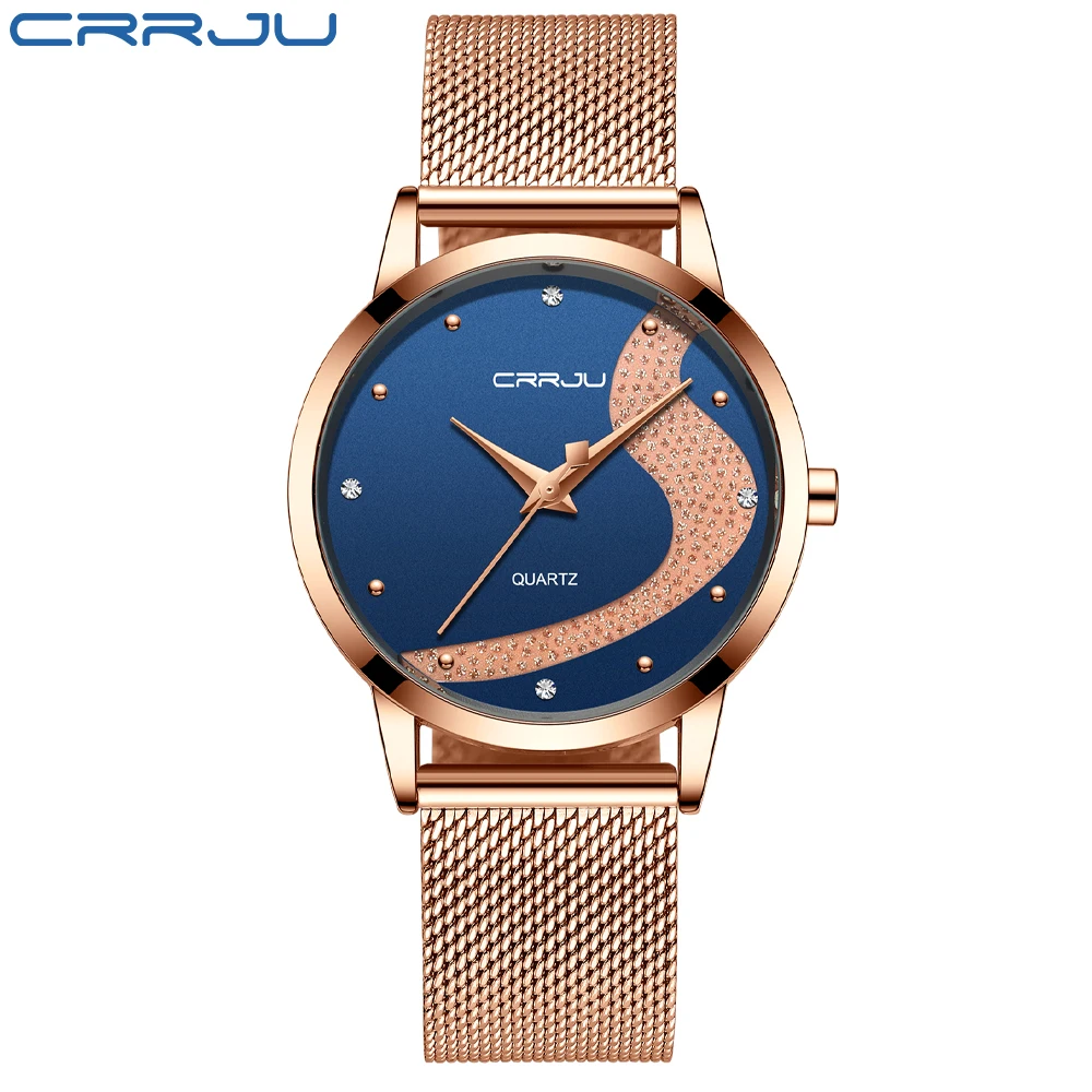 New Women Watch Light Luxury Brand Business Gold Stainless Steel Ladies Fashion Quartz Watches Female Clock Bracelet Wristwatch