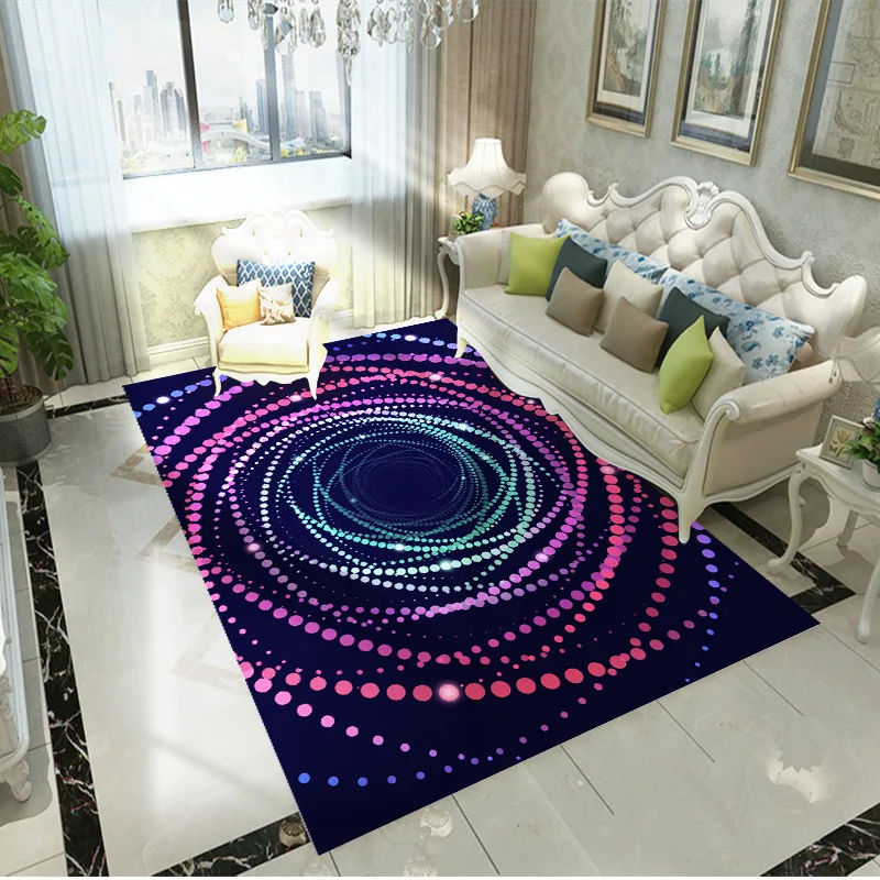 Modern Living Room Soft Area Rug Luxury Shiny Coin Carpet Bedroom Bedside Sofa Home Decoration Parlor Kids Play Tatami Floor Mat