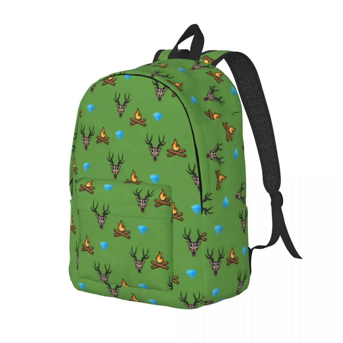 99-Nights The Deer In The Forest Casual Backpack Lightweight School Travel Horror Game Daypack Men Women Laptop Shoulder Bag