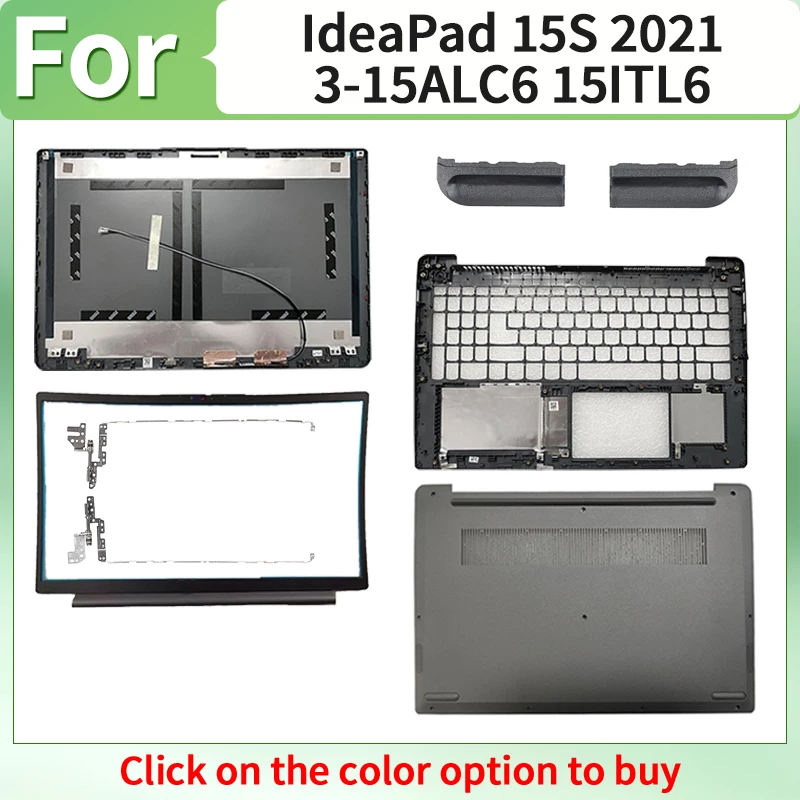 

Gray New Repalce Cover For Ideapad 15S 3-15ALC6 3 15ITL6 2021 Laptop Housing Case