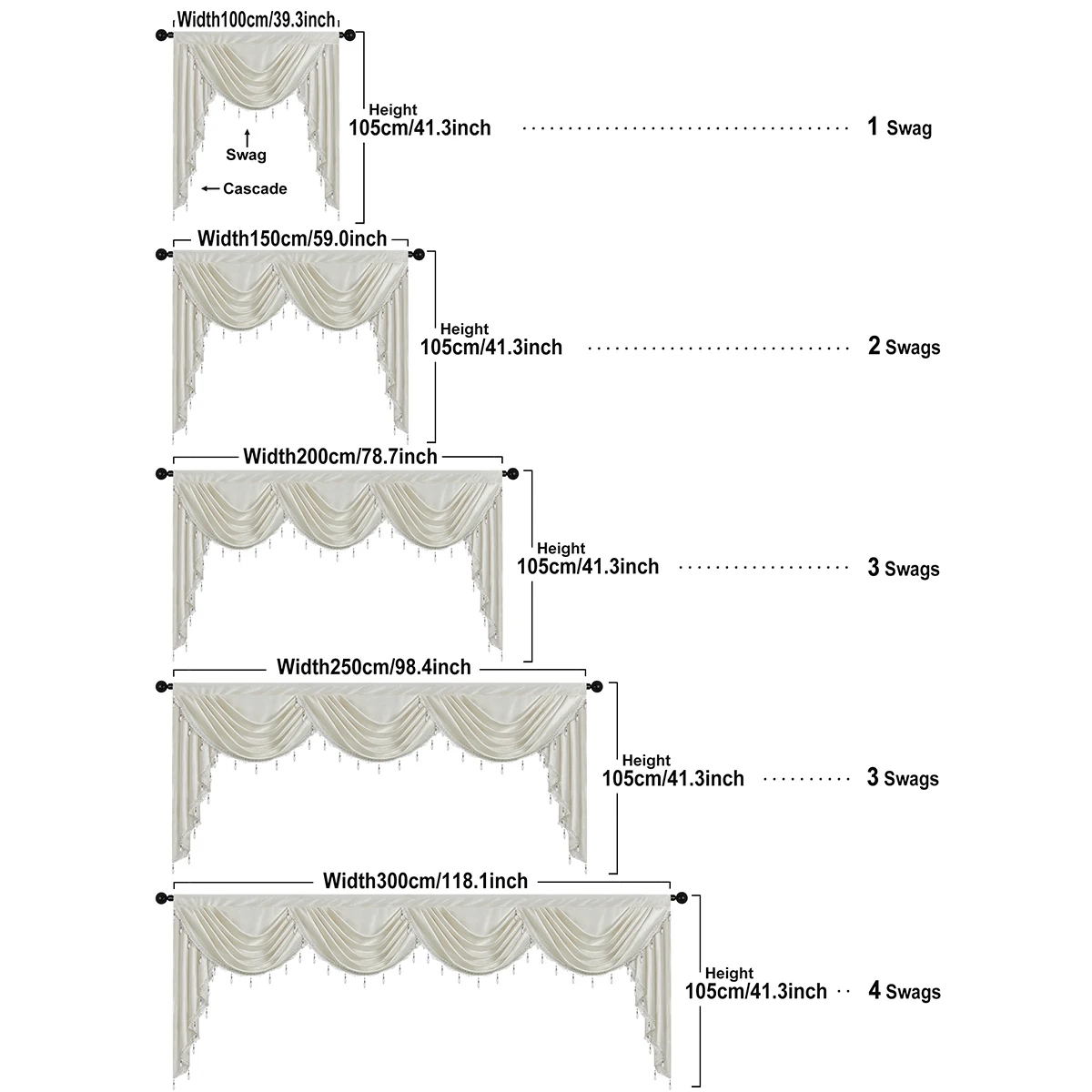 Thumbnail 3 - #84 Budget Window Valances for Smart Shoppers