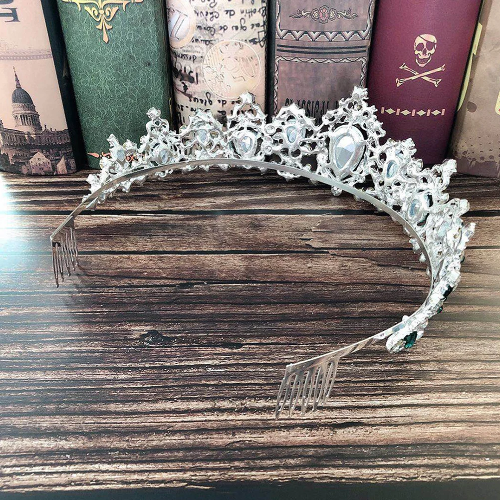 

Crystal Hair Comb Crown Wedding Headdress Bride Crown Fashion Headwear Photography Accessories Prom Party