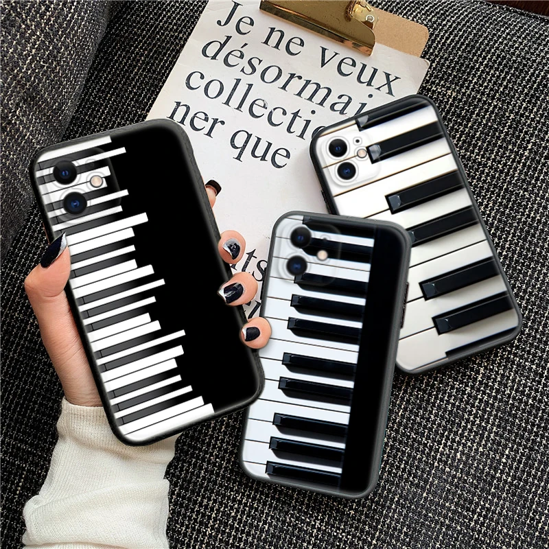 130Q Piano pattern Soft Case for Huawei Y5P Y6P Y7A Y8P Y9A Y6 Y7 Y8S Y9S Y9 Prime Nova 9 9I 4E 5T 7 Mate 10 Lite 20 Pro P30