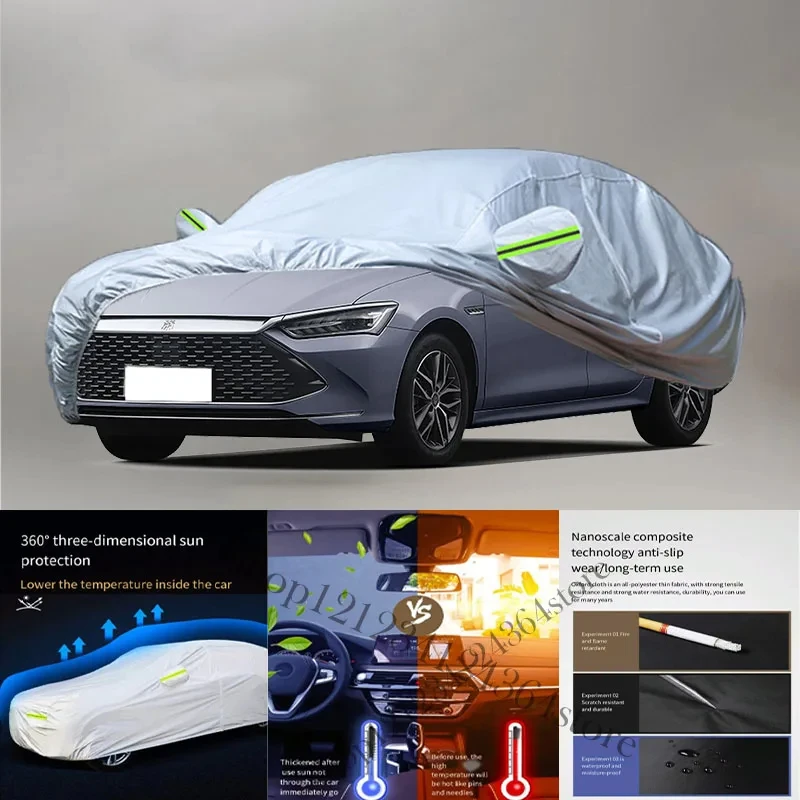 

For BYD-Han Auto Anti snow Anti dust Anti-uv Anti peeling paint And Anti Rainwater 210t car cover Car cover protection