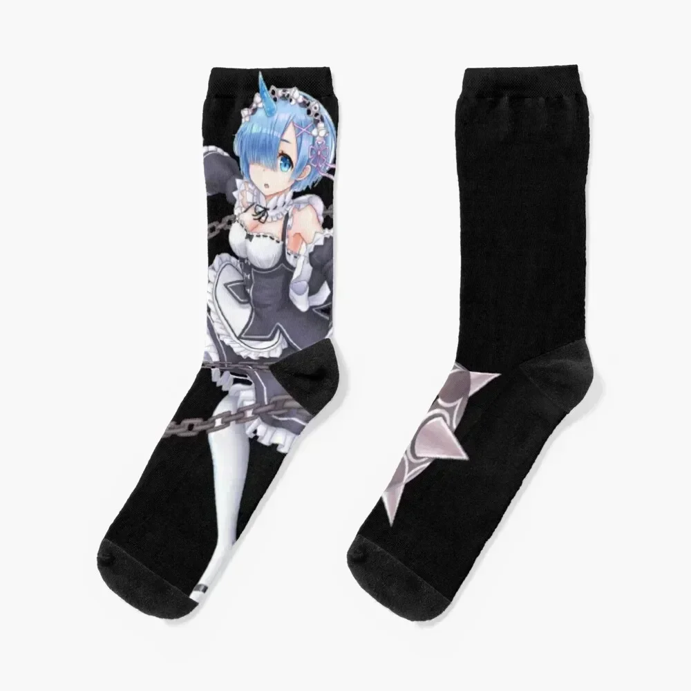 Rem ( re zero ) Socks Rugby cool designer Socks For Girls Men's