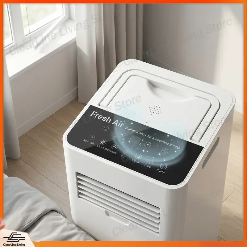Portable Air Conditioner 108 Dehumidifier Purifier Remote Control Touch Screen Household AC Fan Cooling Unit for Home Office